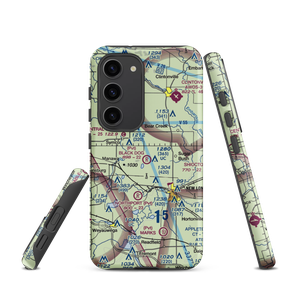 Black Dog Farm Airport (WS76) VFR Sectional Samsung Phone Case