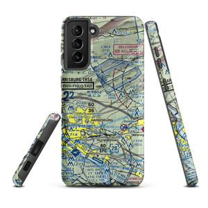 Black Landing Field (PA44) VFR Sectional Samsung Phone Case