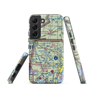 Black Otter Airport (9WI1) VFR Sectional Samsung Phone Case