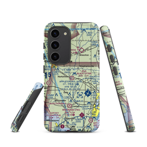 Black Otter Airport (9WI1) VFR Sectional Samsung Phone Case