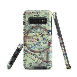 Black River Falls Area Airport (BCK) VFR Sectional Samsung Phone Case