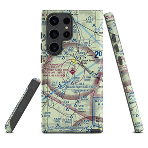 Black River Falls Area Airport (BCK) VFR Sectional Samsung Phone Case