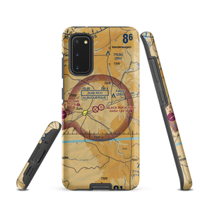 Black Rock Airport (ZUN) VFR Sectional Samsung Phone Case