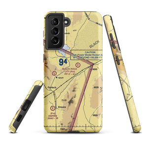 Black Rock City Airport (BRC) VFR Sectional Samsung Phone Case