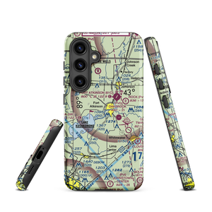 Blackhawk Island Airport (1WI9) VFR Sectional Samsung Phone Case