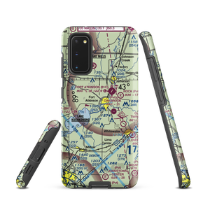 Blackhawk Island Airport (1WI9) VFR Sectional Samsung Phone Case