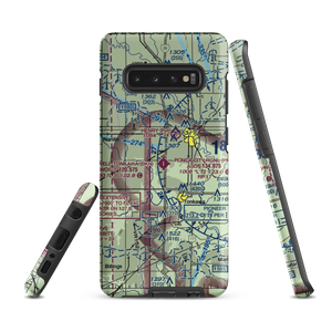 Blackwell Tonkawa Municipal Airport (BKN) VFR Sectional Samsung Phone Case