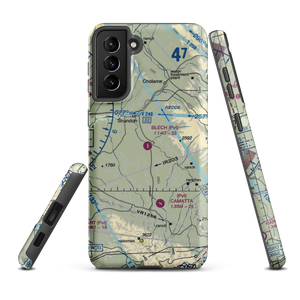 Blech Ranch Airport (0CA9) VFR Sectional Samsung Phone Case