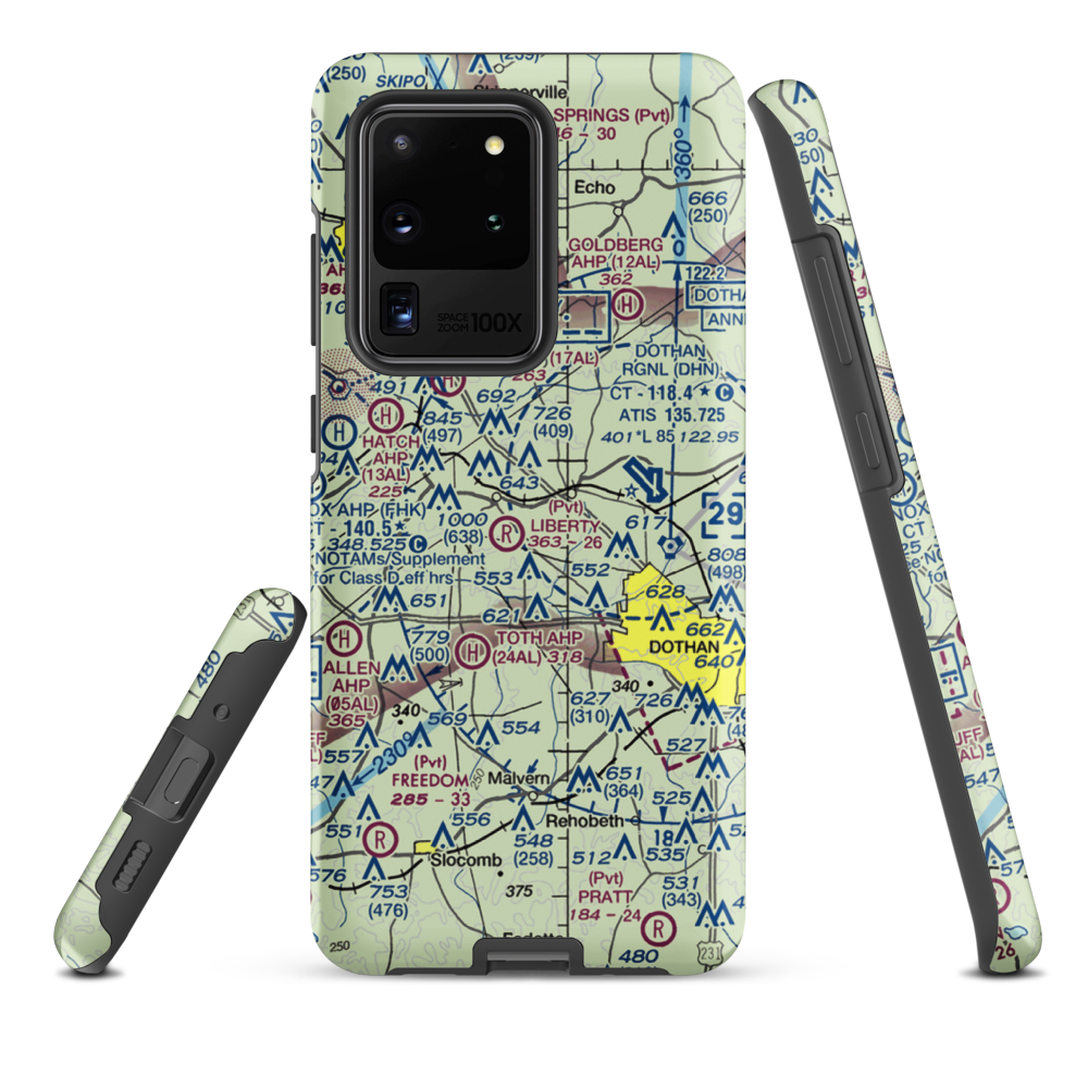 Blessings Landing Air Ranch (84AL) VFR Sectional Samsung Phone Case Samsung Galaxy S20 Ultra model shown