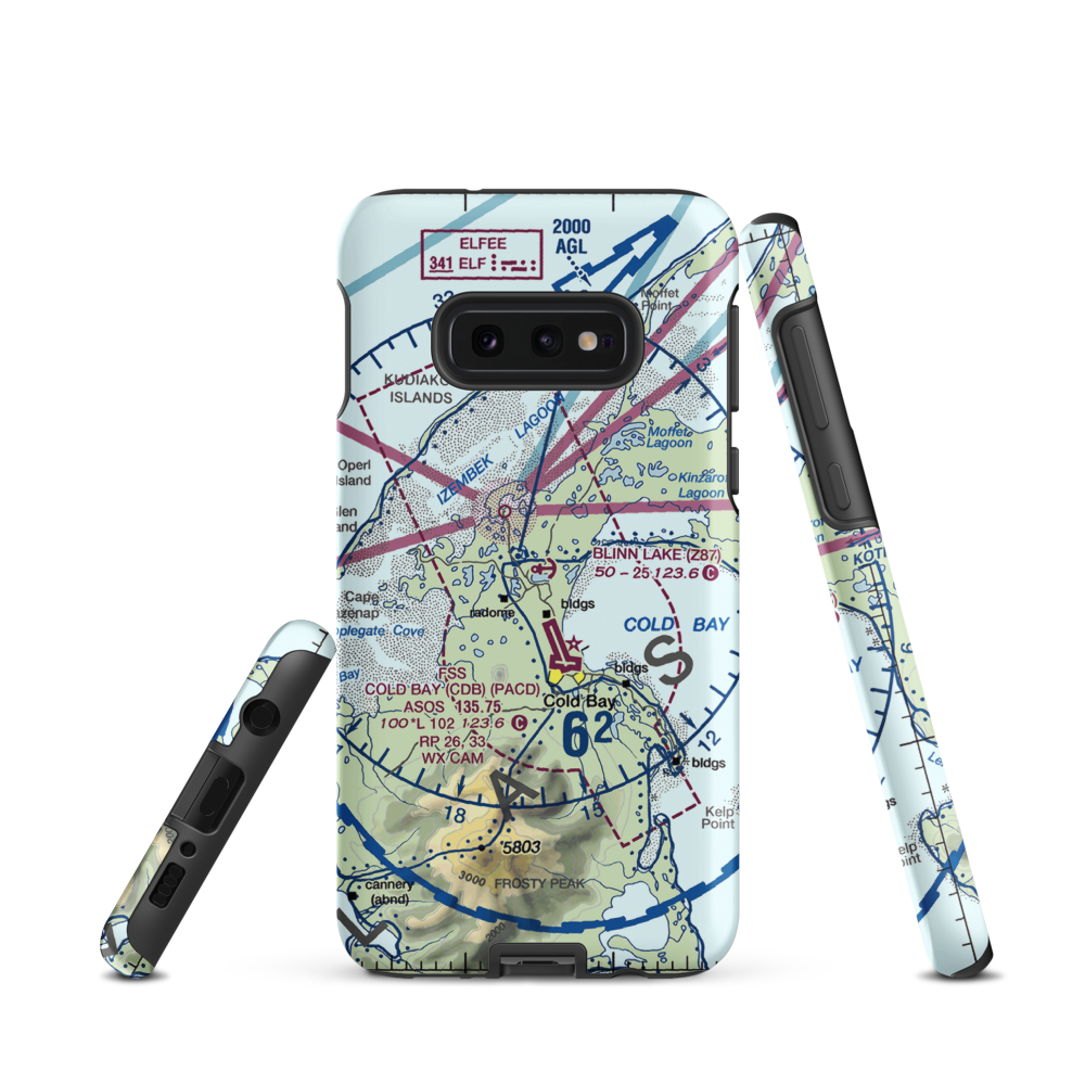 Blinn Lake Seaplane Base (Z87) VFR Sectional Samsung Phone Case Samsung Galaxy S10 Plus model shown