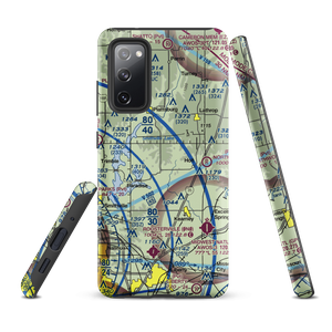 Block Air Village Airport (MO71) VFR Sectional Samsung Phone Case