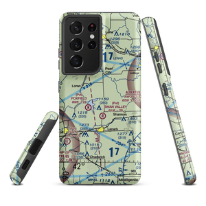 Block Airport (88LL) VFR Sectional Samsung Phone Case