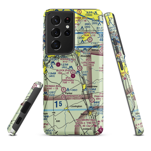 Block Ranch Airport (TX78) VFR Sectional Samsung Phone Case