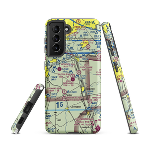 Block Ranch Airport (TX78) VFR Sectional Samsung Phone Case