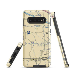 Blomberg 42 Ranch Private Airport (SD48) VFR Sectional Samsung Phone Case