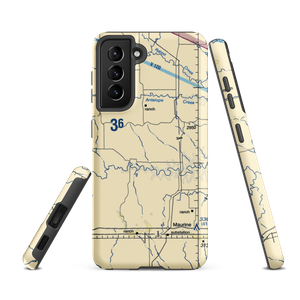 Blomberg 42 Ranch Private Airport (SD48) VFR Sectional Samsung Phone Case