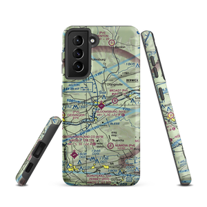 Bloomsburg Municipal Airport (N13) VFR Sectional Samsung Phone Case