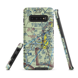 Blue Bird Airport (OH38) VFR Sectional Samsung Phone Case