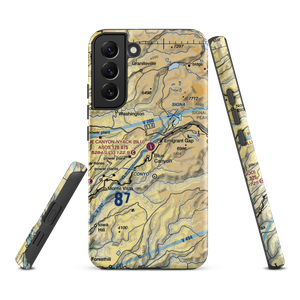 Blue Canyon Nyack Airport (BLU) VFR Sectional Samsung Phone Case