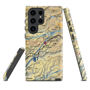 Blue Canyon Nyack Airport (BLU) VFR Sectional Samsung Phone Case