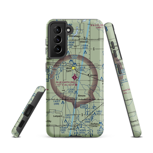 Blue Earth Municipal Airport (SBU) VFR Sectional Samsung Phone Case