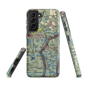 Blueberry Hill Airport (MA77) VFR Sectional Samsung Phone Case