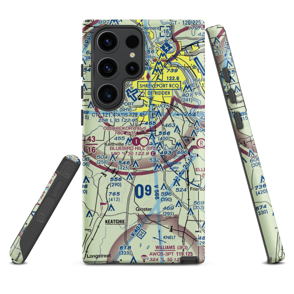 Bluebird Hill Airport (5F5) VFR Sectional Samsung Phone Case Samsung Galaxy S23 Ultra model shown
