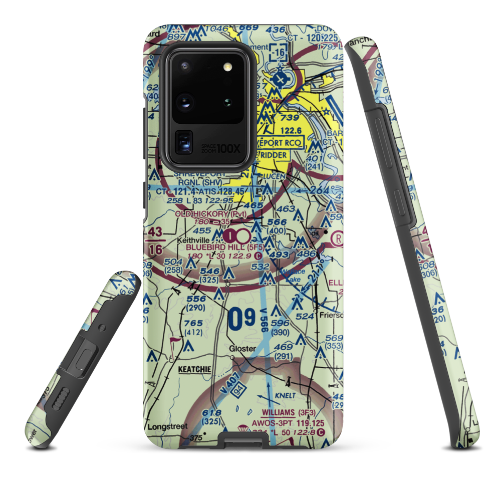 Bluebird Hill Airport (5F5) VFR Sectional Samsung Phone Case Samsung Galaxy S20 Ultra model shown