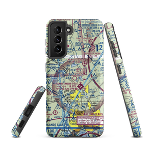 Bob Lee Flight Strip (1J6) VFR Sectional Samsung Phone Case