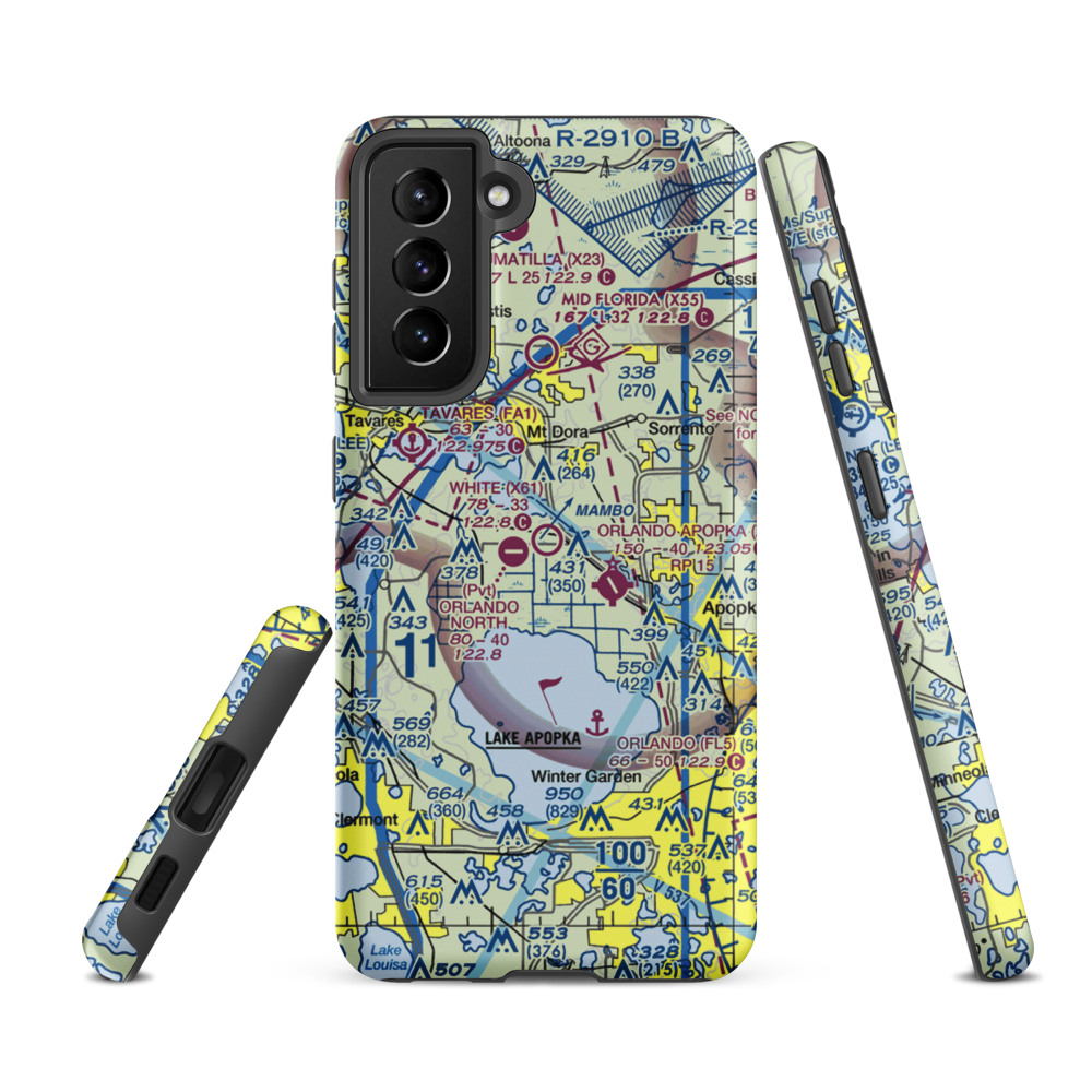 Bob White Field (X61) VFR Sectional Samsung Phone Case Samsung Galaxy S21 FE model shown