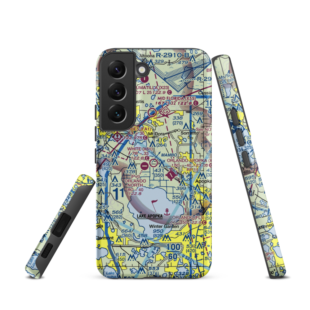 Bob White Field (X61) VFR Sectional Samsung Phone Case Samsung Galaxy S22 model shown
