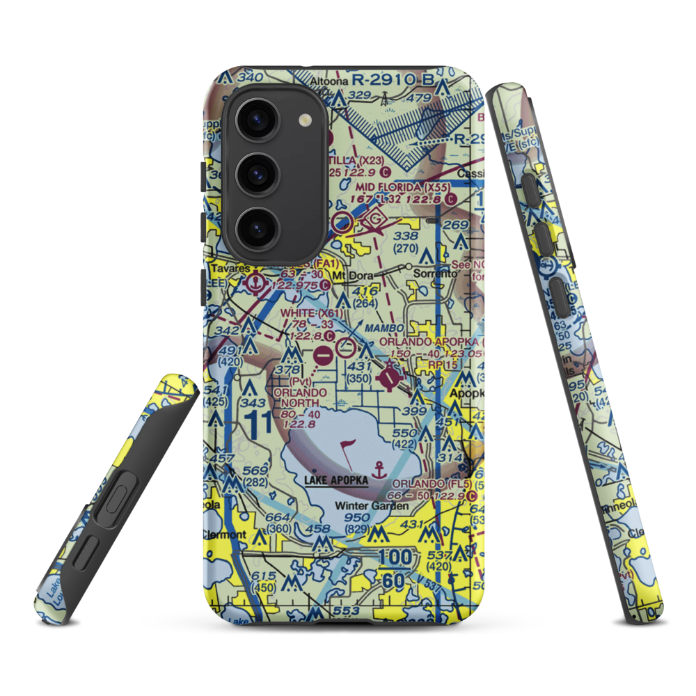 Bob White Field (X61) VFR Sectional Samsung Phone Case Samsung Galaxy S23 Plus model shown