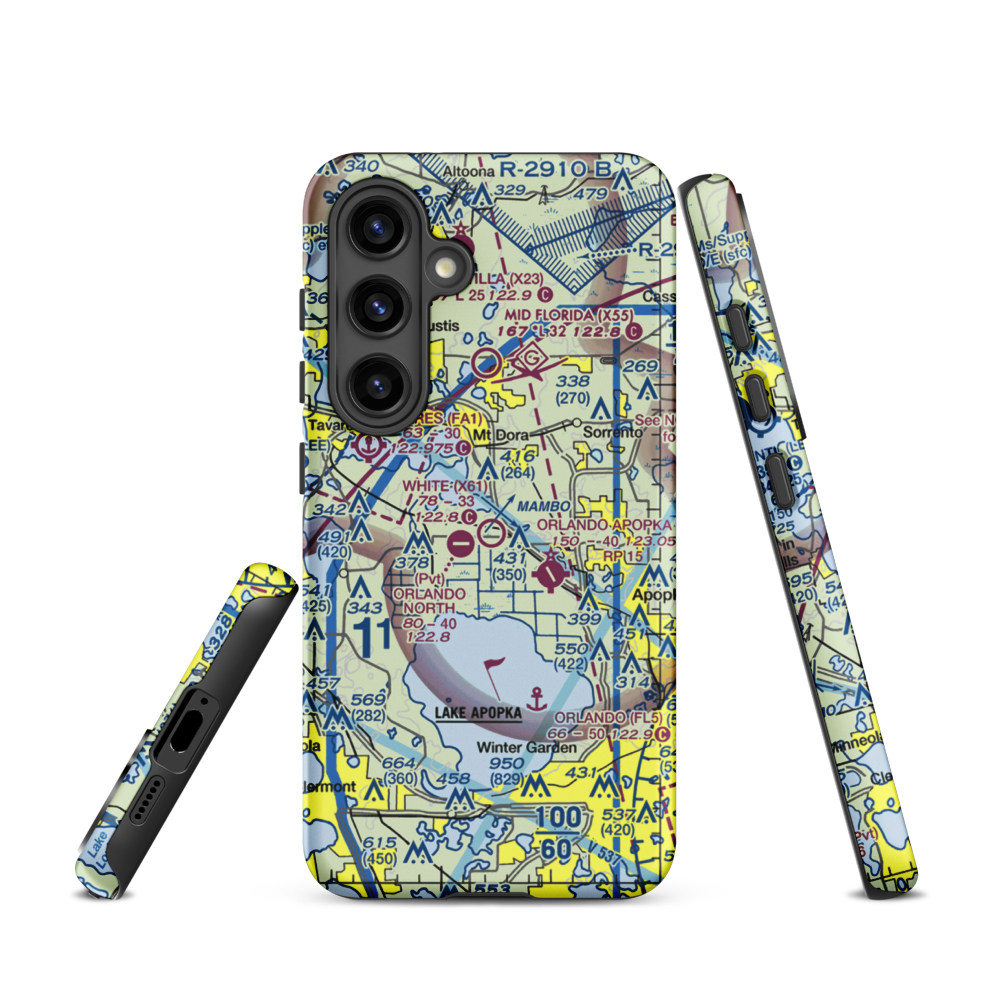 Bob White Field (X61) VFR Sectional Samsung Phone Case Samsung Galaxy S24 model shown
