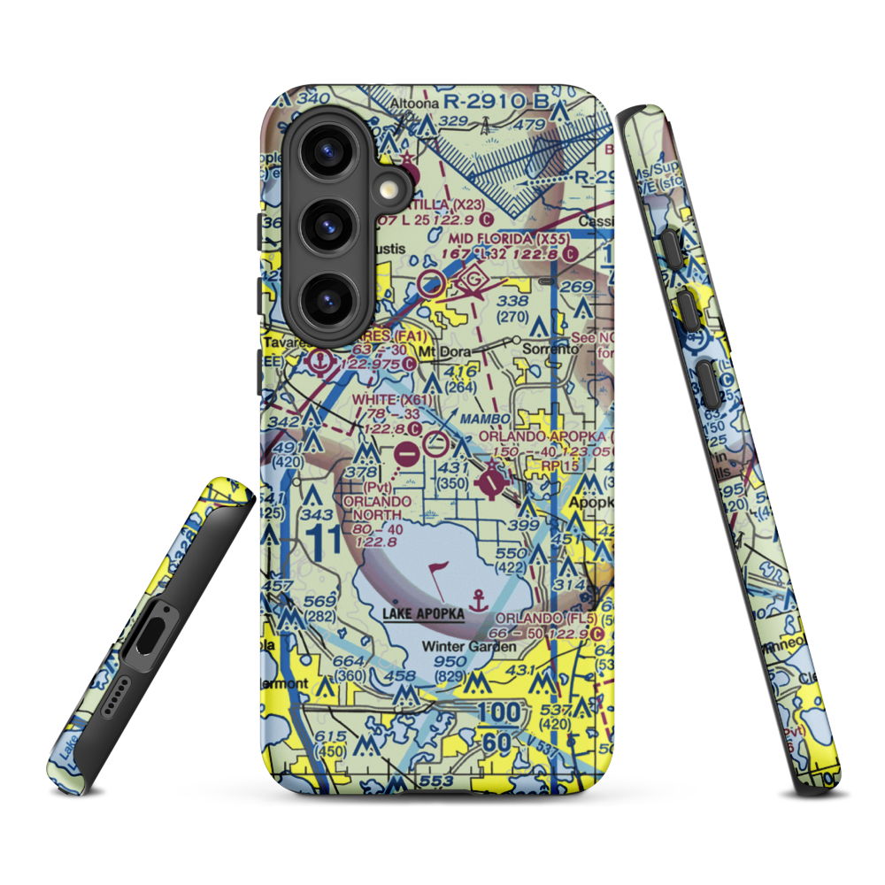 Bob White Field (X61) VFR Sectional Samsung Phone Case Samsung Galaxy S24 Plus model shown