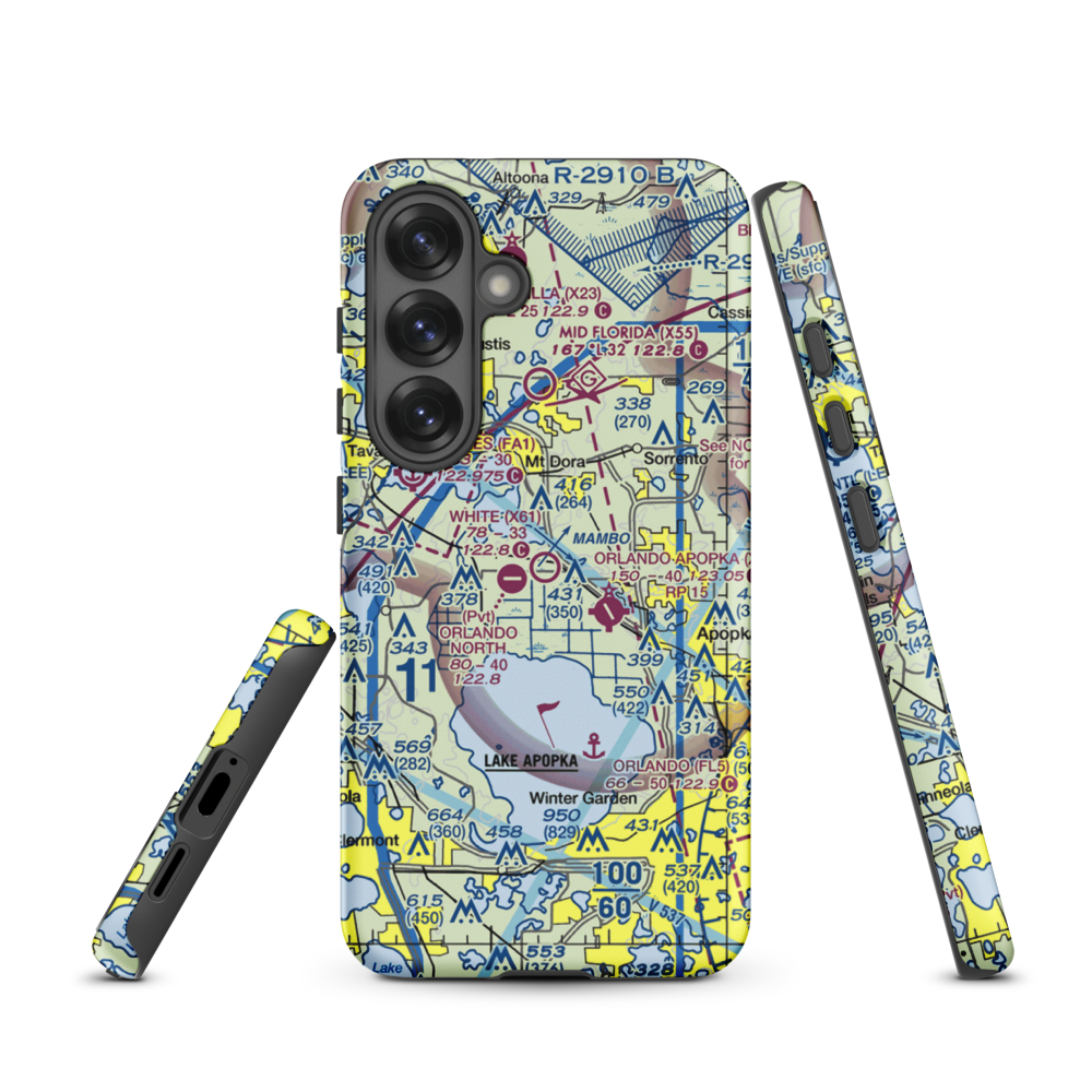 Bob White Field (X61) VFR Sectional Samsung Phone Case Samsung Galaxy S25 model shown