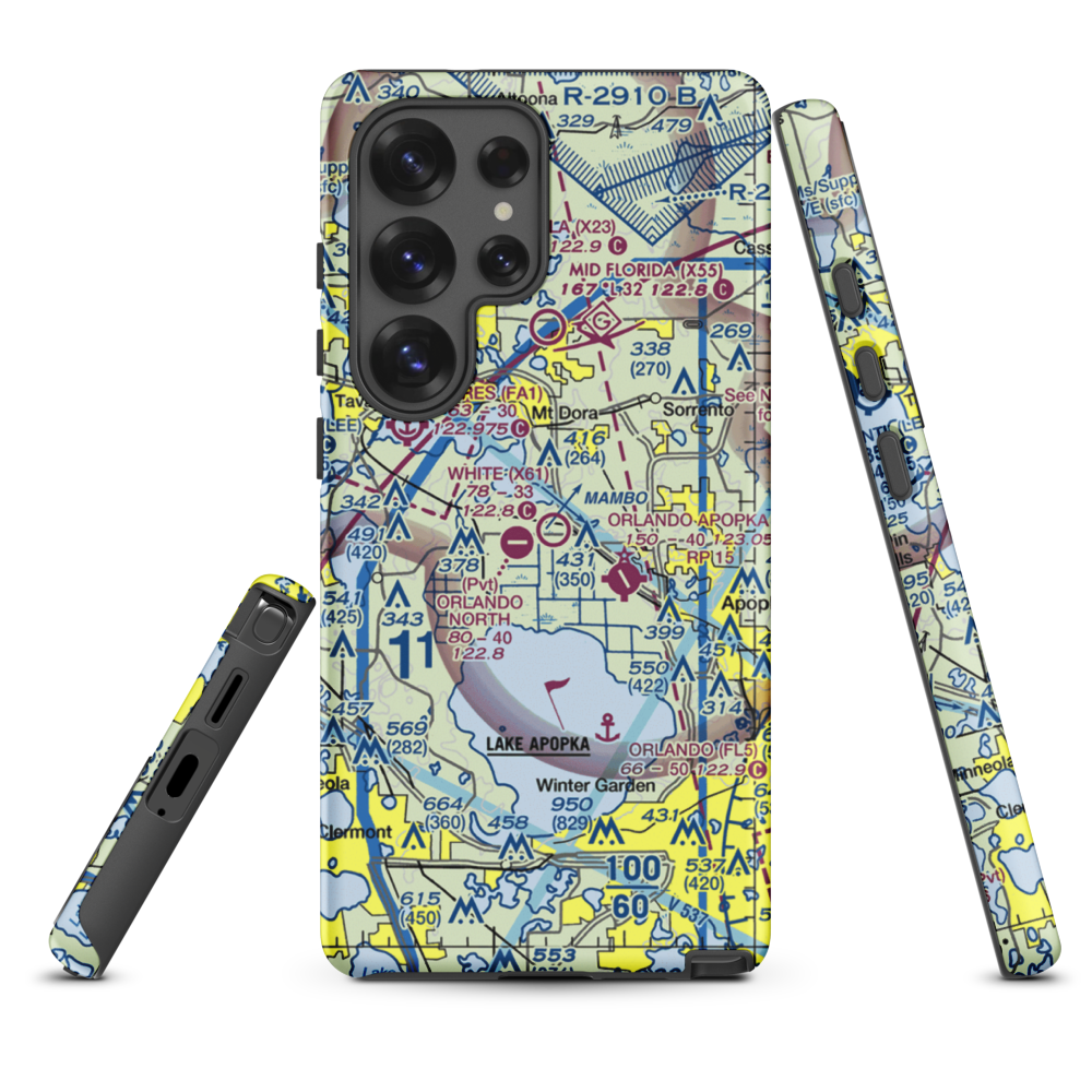 Bob White Field (X61) VFR Sectional Samsung Phone Case Samsung Galaxy S25 Ultra model shown