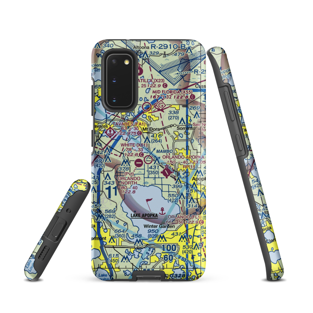 Bob White Field (X61) VFR Sectional Samsung Phone Case Samsung Galaxy S20 model shown