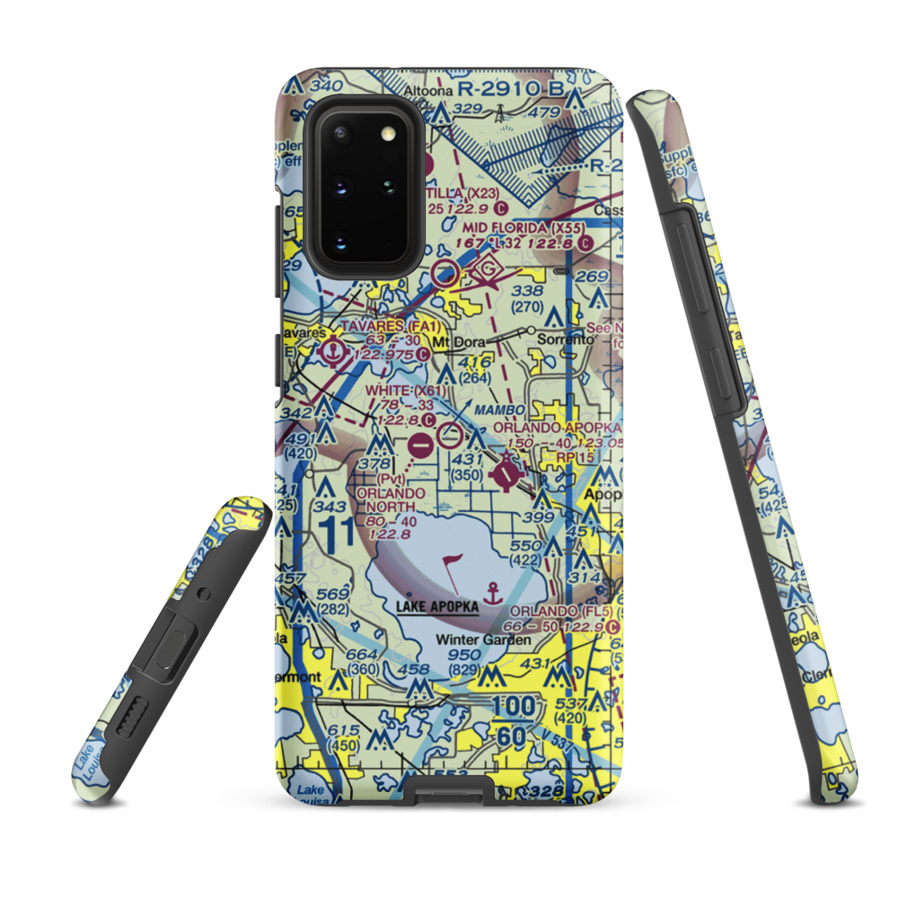 Bob White Field (X61) VFR Sectional Samsung Phone Case Samsung Galaxy S20 Plus model shown