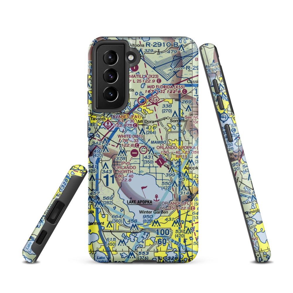Bob White Field (X61) VFR Sectional Samsung Phone Case Samsung Galaxy S21 model shown