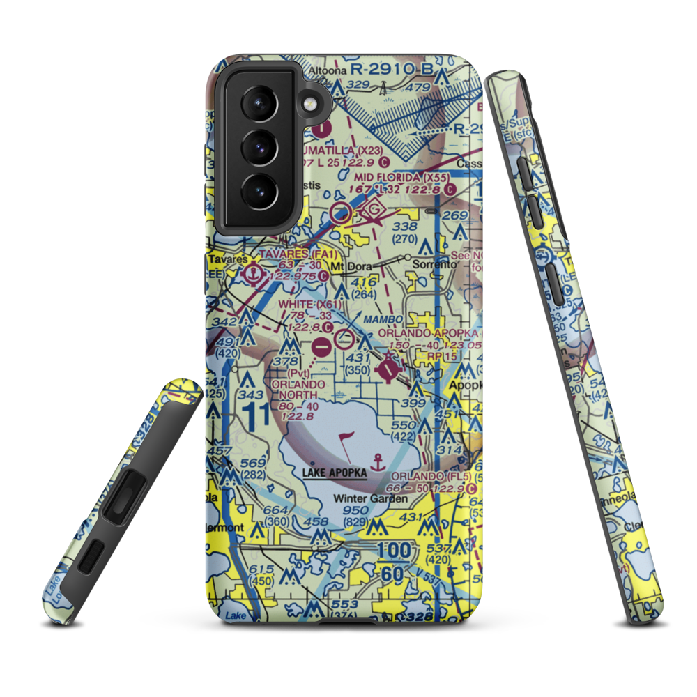 Bob White Field (X61) VFR Sectional Samsung Phone Case Samsung Galaxy S21 FE model shown