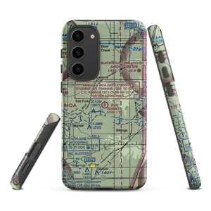 Bobbitt Airport (02OK) VFR Sectional Samsung Phone Case