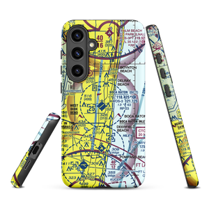 Boca Raton Airport (BCT) VFR Sectional Samsung Phone Case