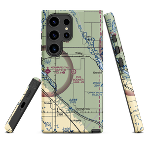 Bodmer Airport (9NA4) VFR Sectional Samsung Phone Case