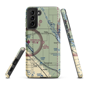 Bodmer Airport (9NA4) VFR Sectional Samsung Phone Case