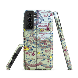 Boggy Bottoms Airport (18OI) VFR Sectional Samsung Phone Case