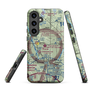 Bolivar Municipal Airport (M17) VFR Sectional Samsung Phone Case