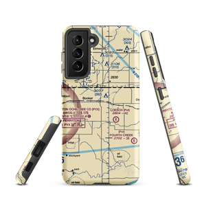 Booker Airport (US-0149) VFR Sectional Samsung Phone Case