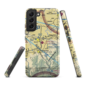 Boone Inc Airport (NC14) VFR Sectional Samsung Phone Case