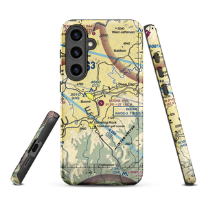 Boone Inc Airport (NC14) VFR Sectional Samsung Phone Case