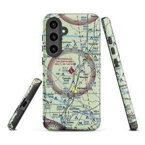 Booneville Baldwyn Airport (8M1) VFR Sectional Samsung Phone Case